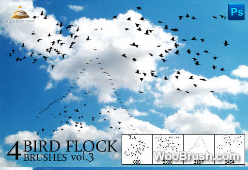 Bird Flock Brushes