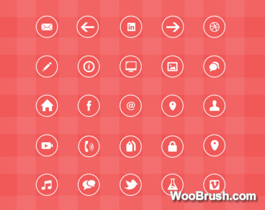 Creative Web Icons Material Psd