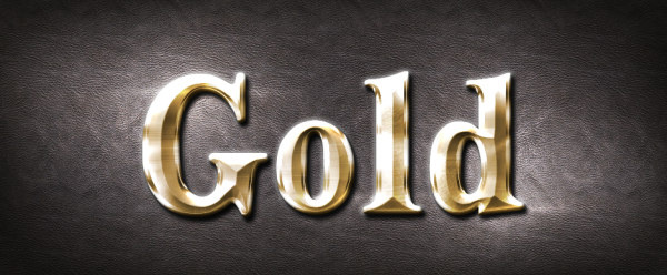 Gold Metallic Styles Psd