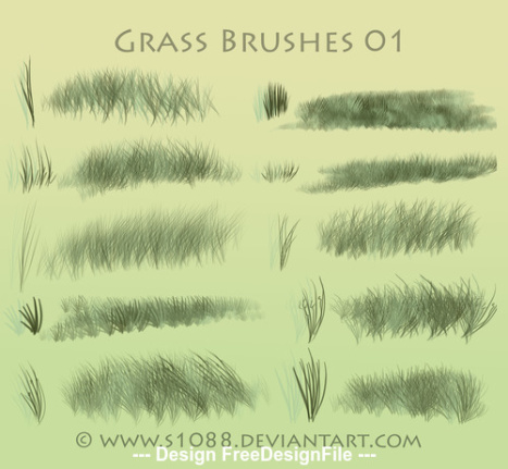Grass Hand Drawn Brushes
