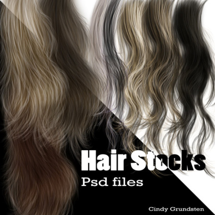 Hair Material Files Psd