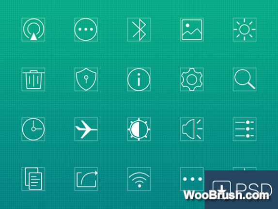 Laconic Icons Psd