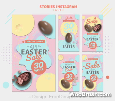 Special Offer 2022 Easter Sale Card Template Psd